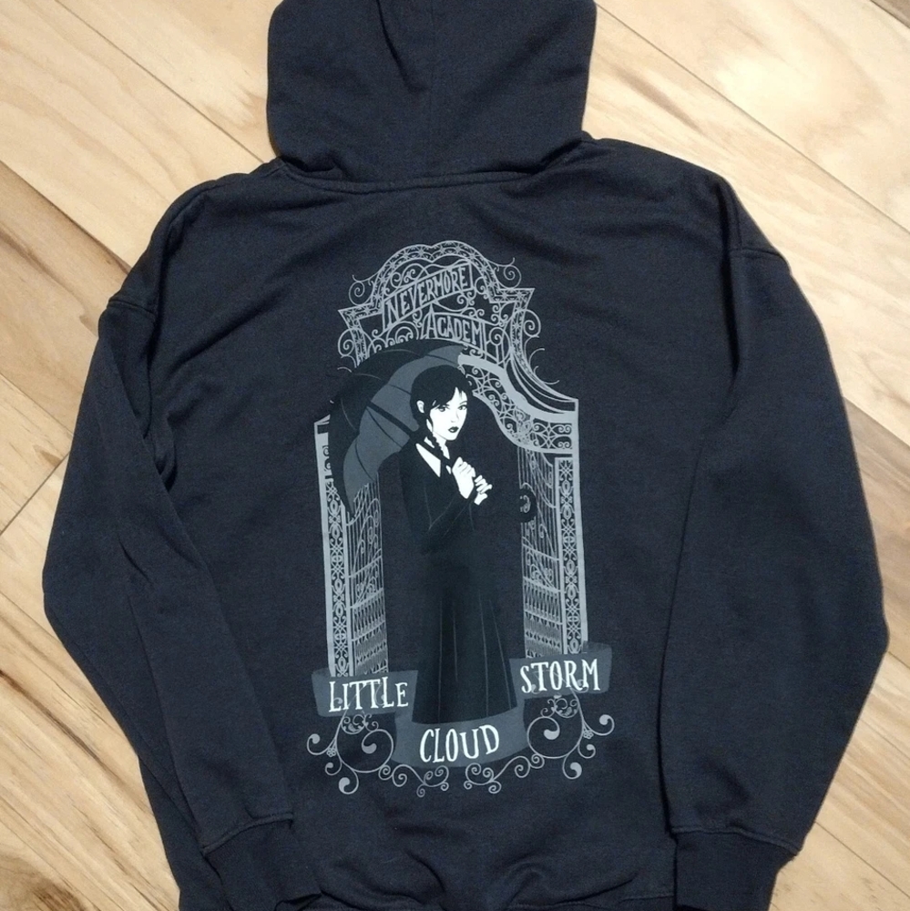 H&M Black Graphic Hoodie
